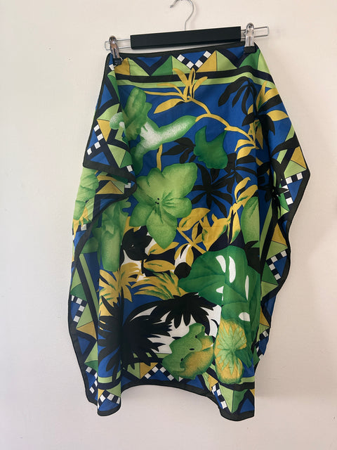 Electric Jungle Silk Scarf