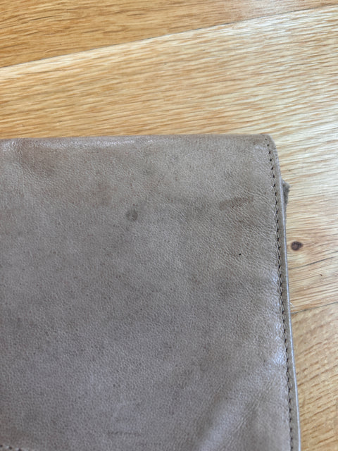 Topshop Suede Asymmetrical Clutch