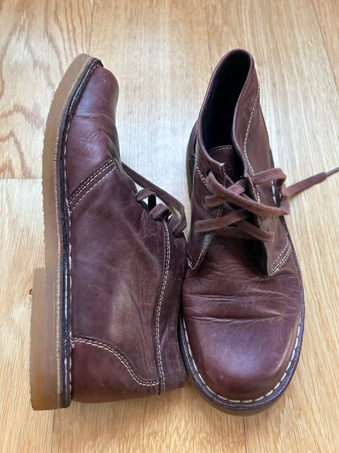 Vintage Leather Desert Boots - EU 38