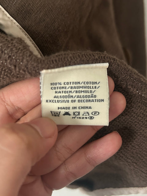 Brown Ralph Lauren light cotton peacoat