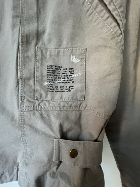 Beige light utility jacket