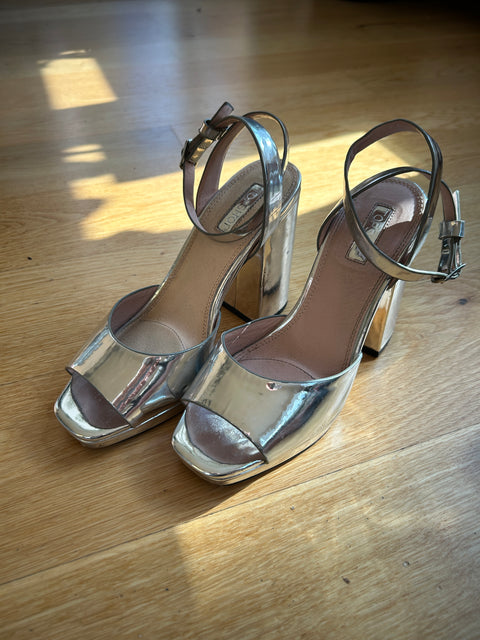 Topshop Disco platform sandals heels - EU 38
