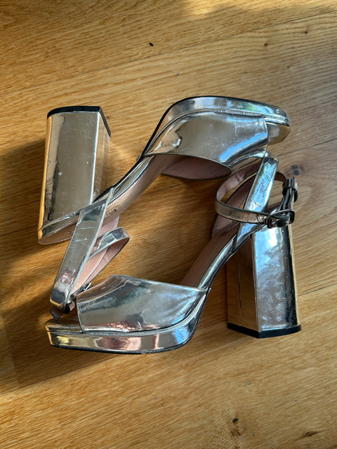 Topshop Disco platform sandals heels - EU 38