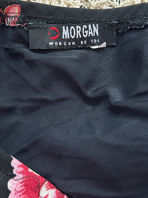 Vintage Morgan Asymmetrical Floral Skirt
