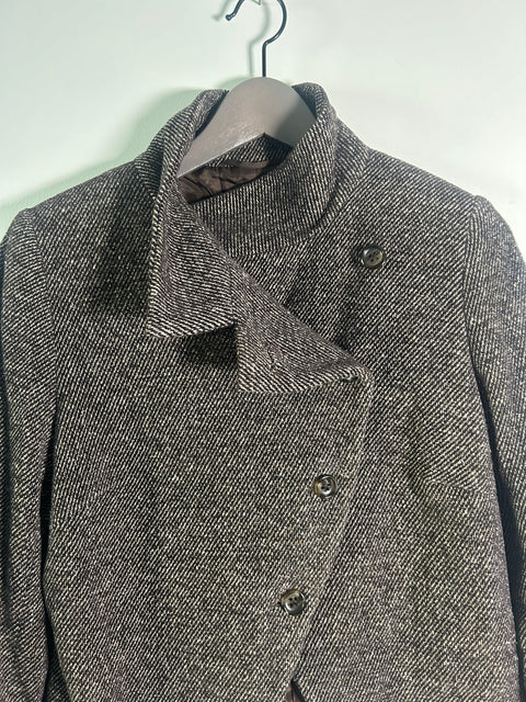 Asymmetrical Tweed Jacket