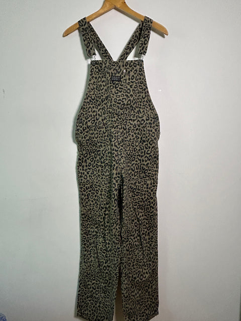 Obey Leopard Print Overalls