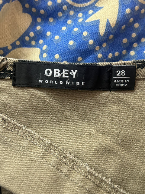 Obey Leopard Print Overalls